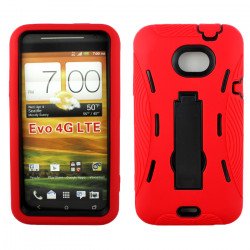 HTC Evo 4G LTE Armor Hybrid (Red - Black)